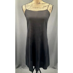 Theory Slip Dress‎ Women Size 2 Silk Sheer Black Slip On Adjustable Straps